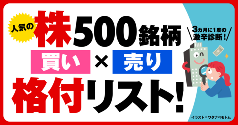 人気の株500＋Jリート14激辛診断！【2026夏】今から買える上昇株・高配当株がわかる！