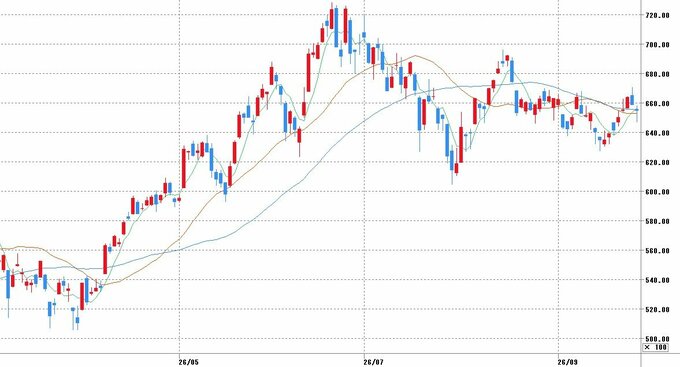 チャート提供：マネックス証券