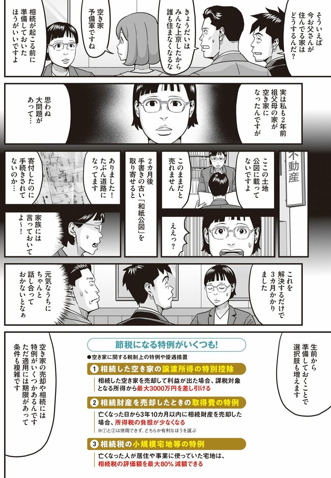 マンガ「空き家の処分は先送りにしたらダメ！」6ページ目