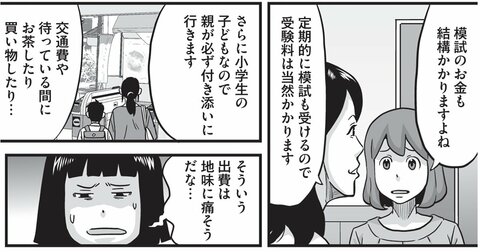 【マンガ】教育費は右肩あがり！ 家計を圧迫するお受験の『隠れコスト』に迫る！