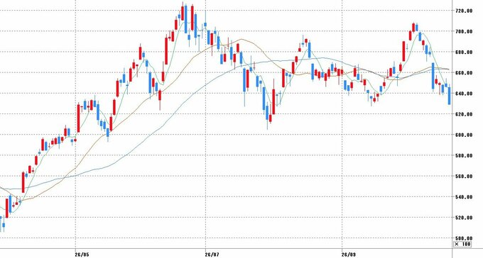 チャート提供：マネックス証券