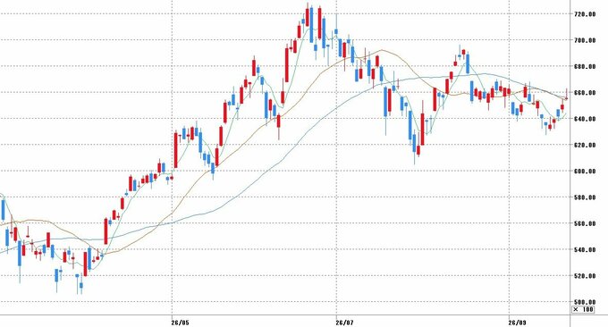 チャート提供：マネックス証券