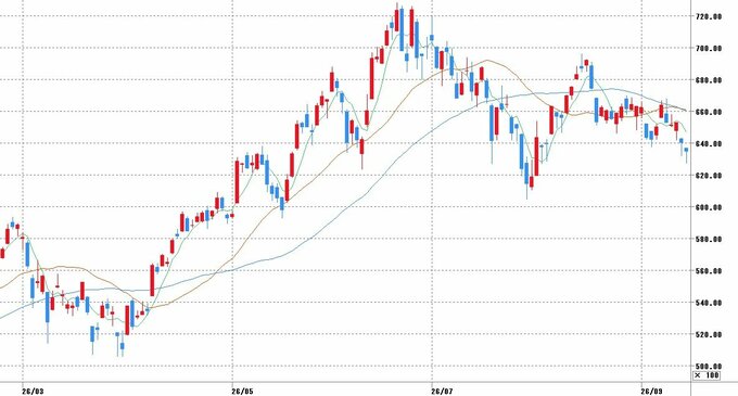 チャート提供：マネックス証券