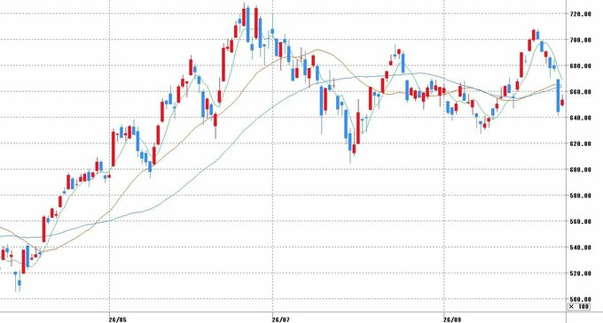 チャート提供：マネックス証券