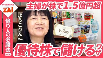 【動画】億り人の必勝法vol.04 優待株を安い時に買って資産1.5億円超！“出金投資家”ようこりんの優待株投資術：パート1（約12分）