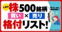 人気の株500激辛診断！【2026夏】今から買える上昇株・高配当株がわかる！