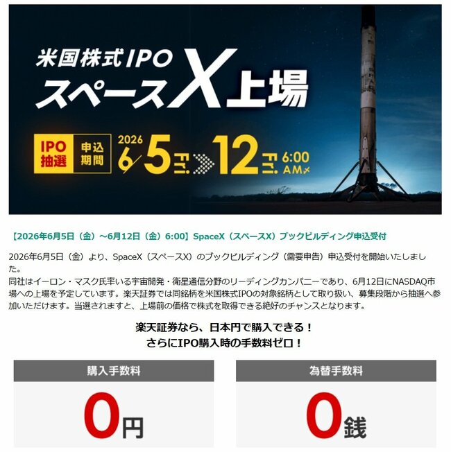 写真:楽天証券HP
