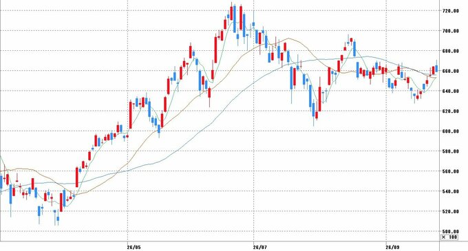 チャート提供：マネックス証券
