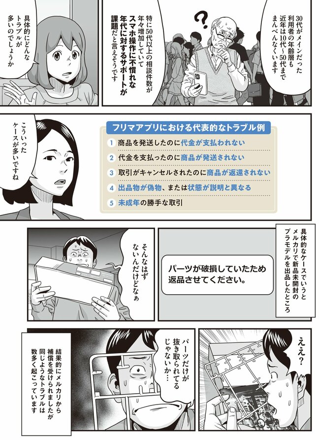 フリマアプリのトラブル（3）