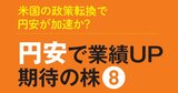 円安で業績アップ期待の8銘柄！米国の政策転換で円安が加速？収益拡大の輸出企業に注目